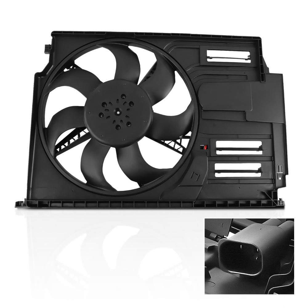 Radiator Cooling Fan Assembly for Mini Cooper 2014-2019 17427617609 17428645861
