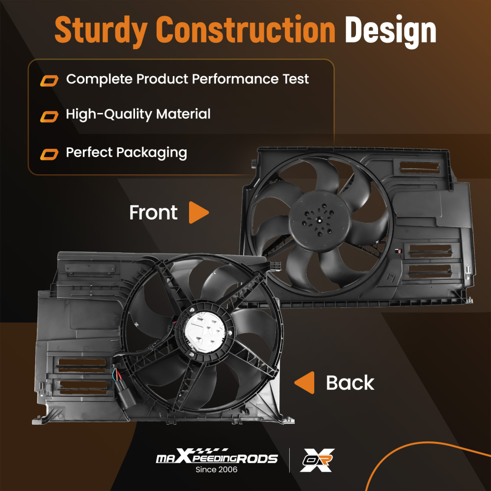 Radiator Cooling Fan Assembly for Mini Cooper 2014-2019 17427617609 17428645861