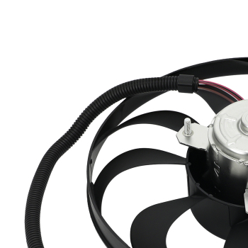 Cooling Fan Assembly compatible for Audi TT 1.8L 2000-2004 1J0959455K 9 Blades 600W