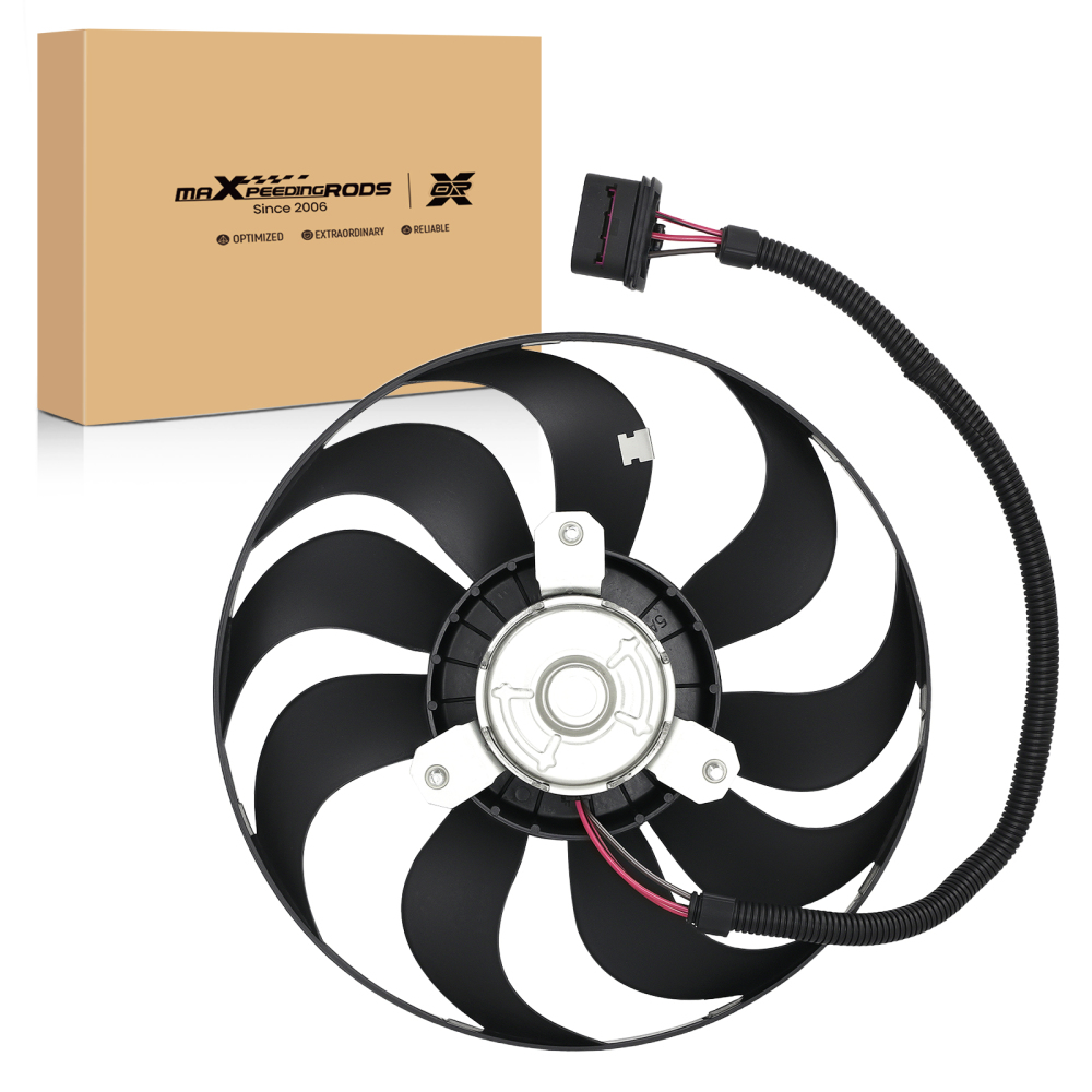 Cooling Fan Assembly compatible for Audi TT 1.8L 2000-2004 1J0959455K 9 Blades 600W