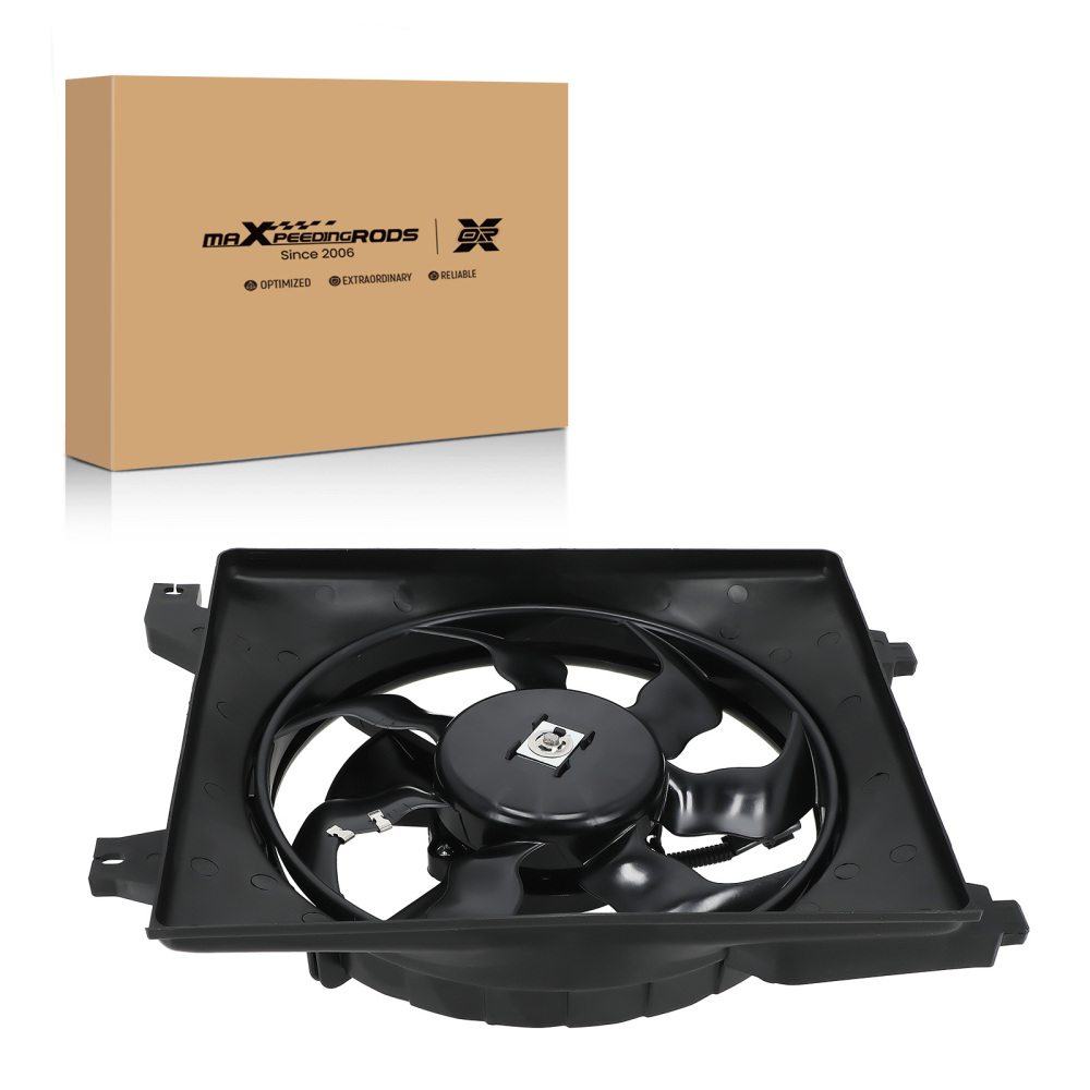 Cooling Fan Assembly compatible for Hyundai Accent 1.6L 2006-2011 977301E000 7Blade