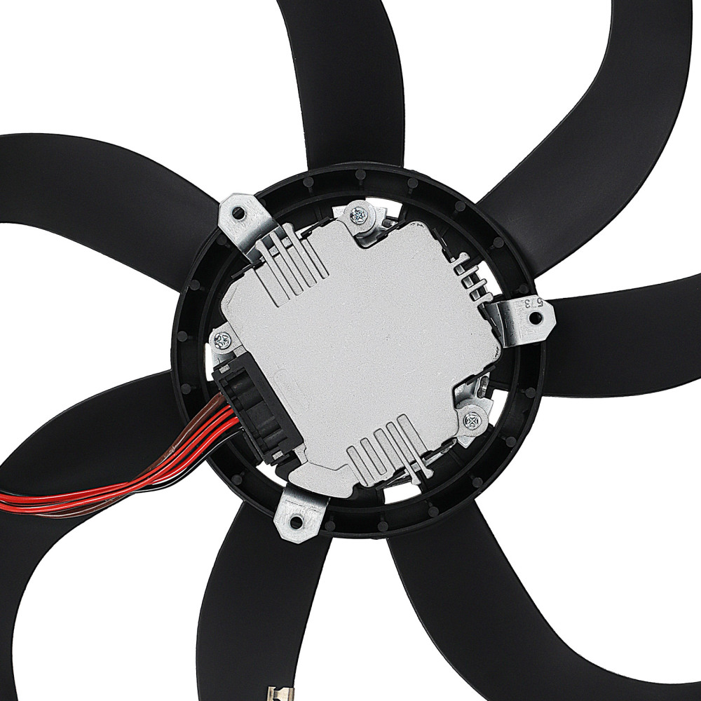 Cooling Fan Assembly compatible for Audi A3 8P1 8P7 8PA 1.6 1.9 TDI 2003-2013 240W