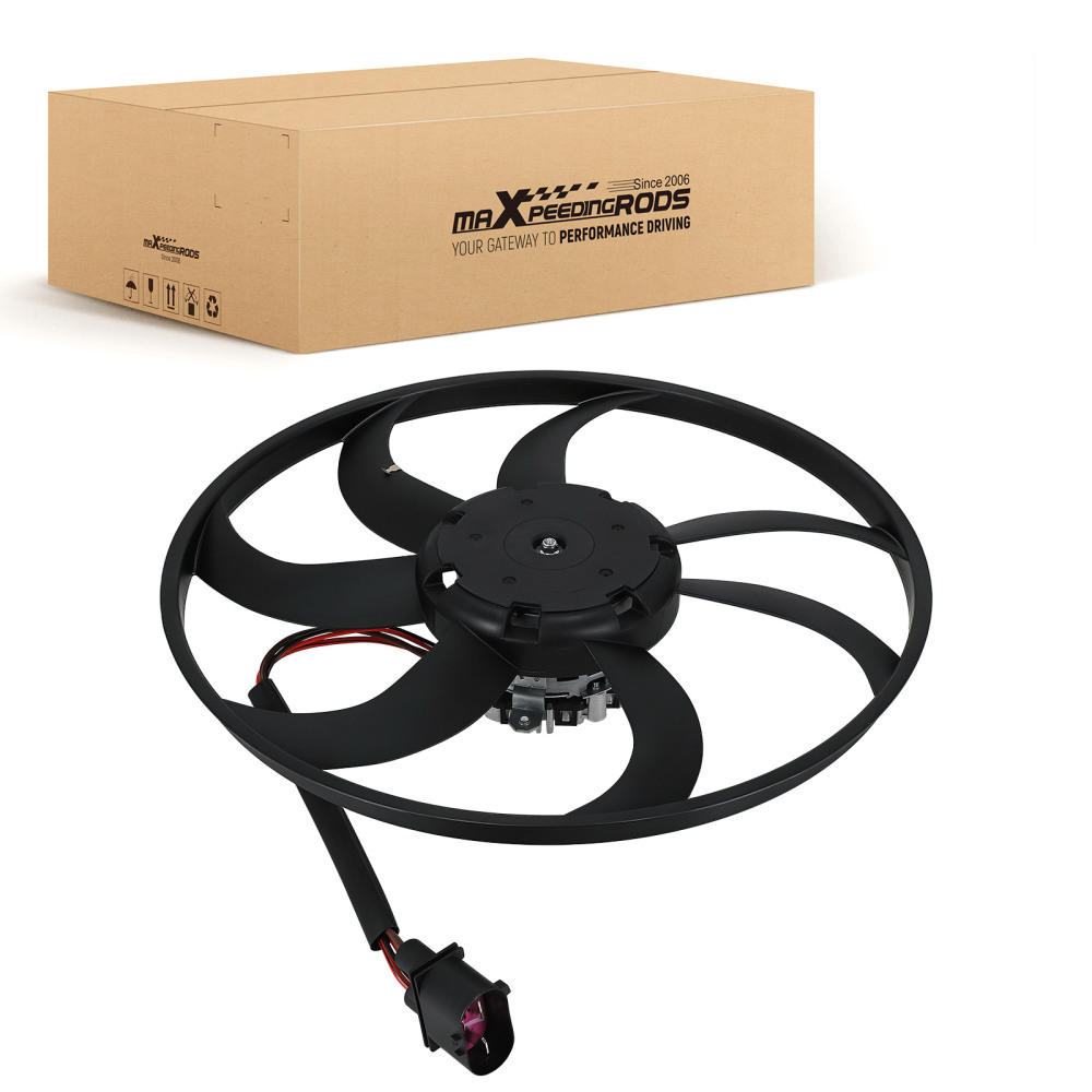 Cooling Fan Assembly compatible for Audi A3 8P1 8P7 8PA 1.6 1.9 TDI 2003-2013 240W