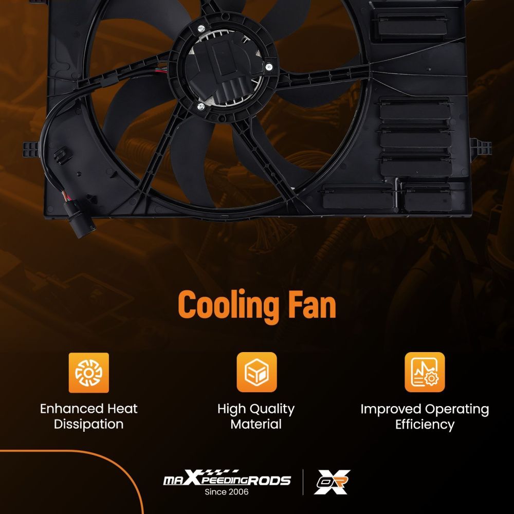Electric Radiator Cooling Fan for Audi A3/S3 for VW Golf/GTI 15-2020 5Q0121203CL	