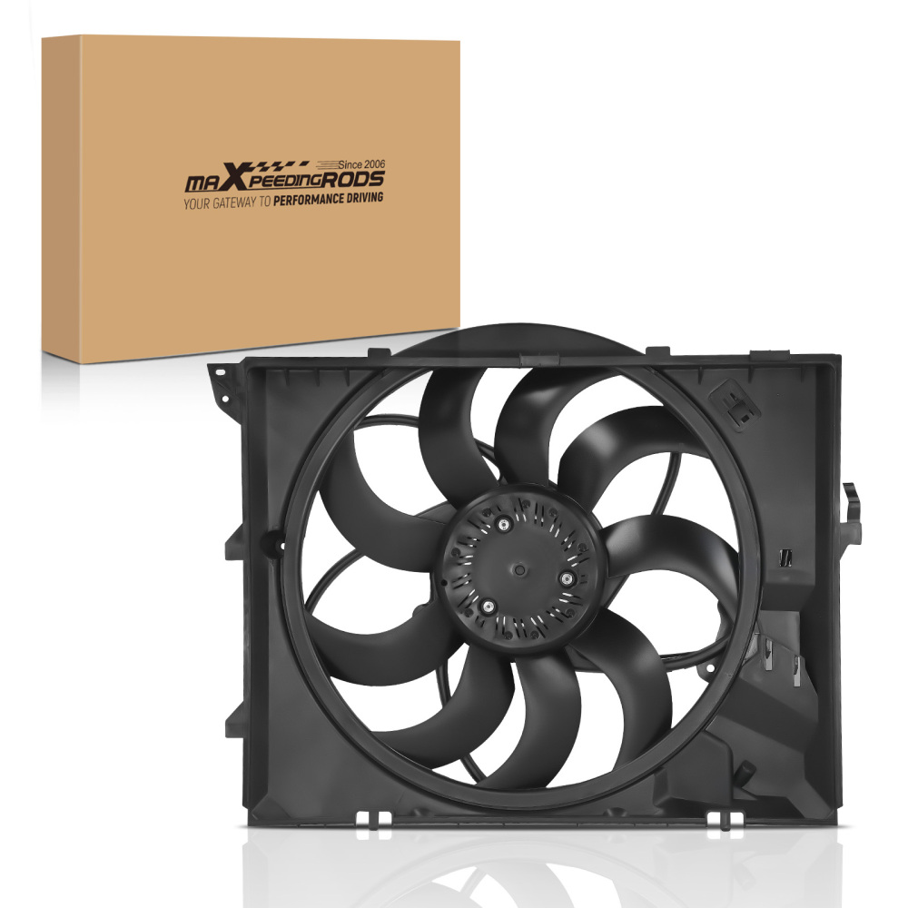 Radiator Cooling Fan Assembly compatible for BMW 128i/328i/330xi 06-13 17427562080 621-195