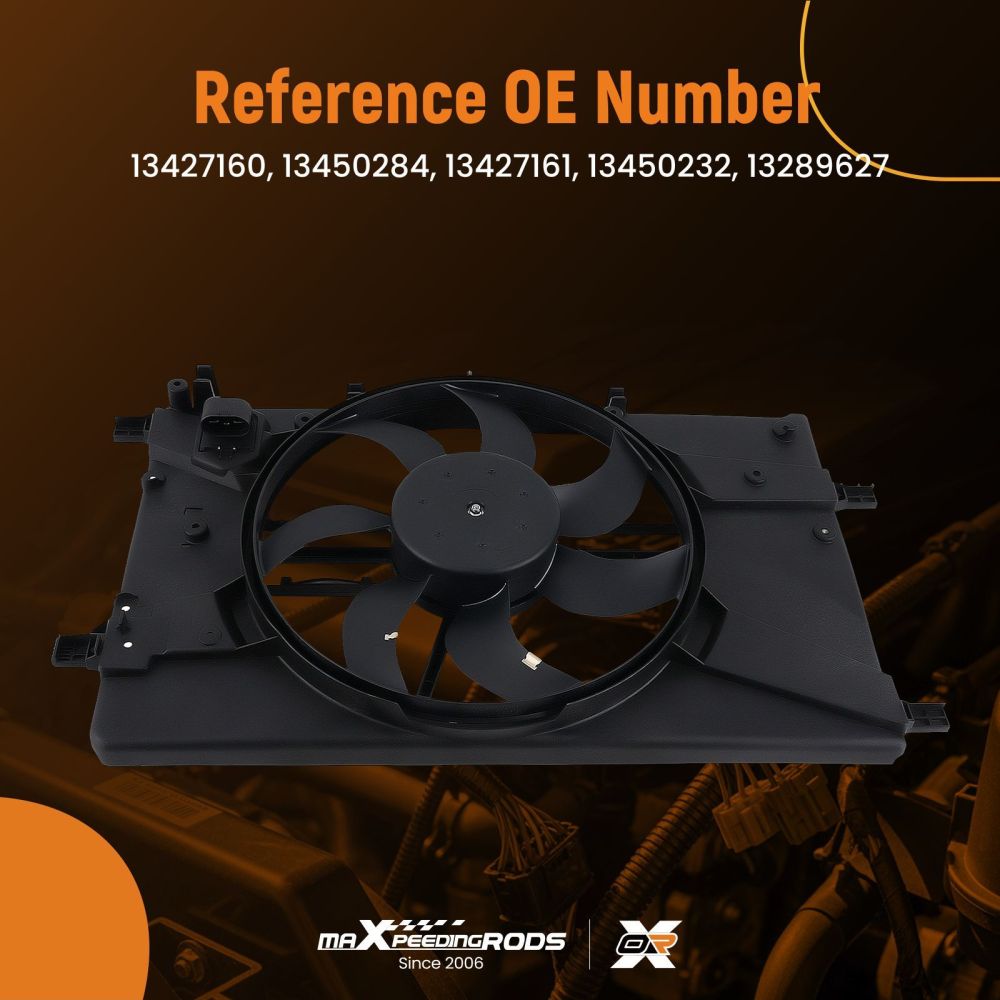 Raffreddamento Ventola Radiatore compatibile per Buick Verano 2012-2017 13427160 13427161