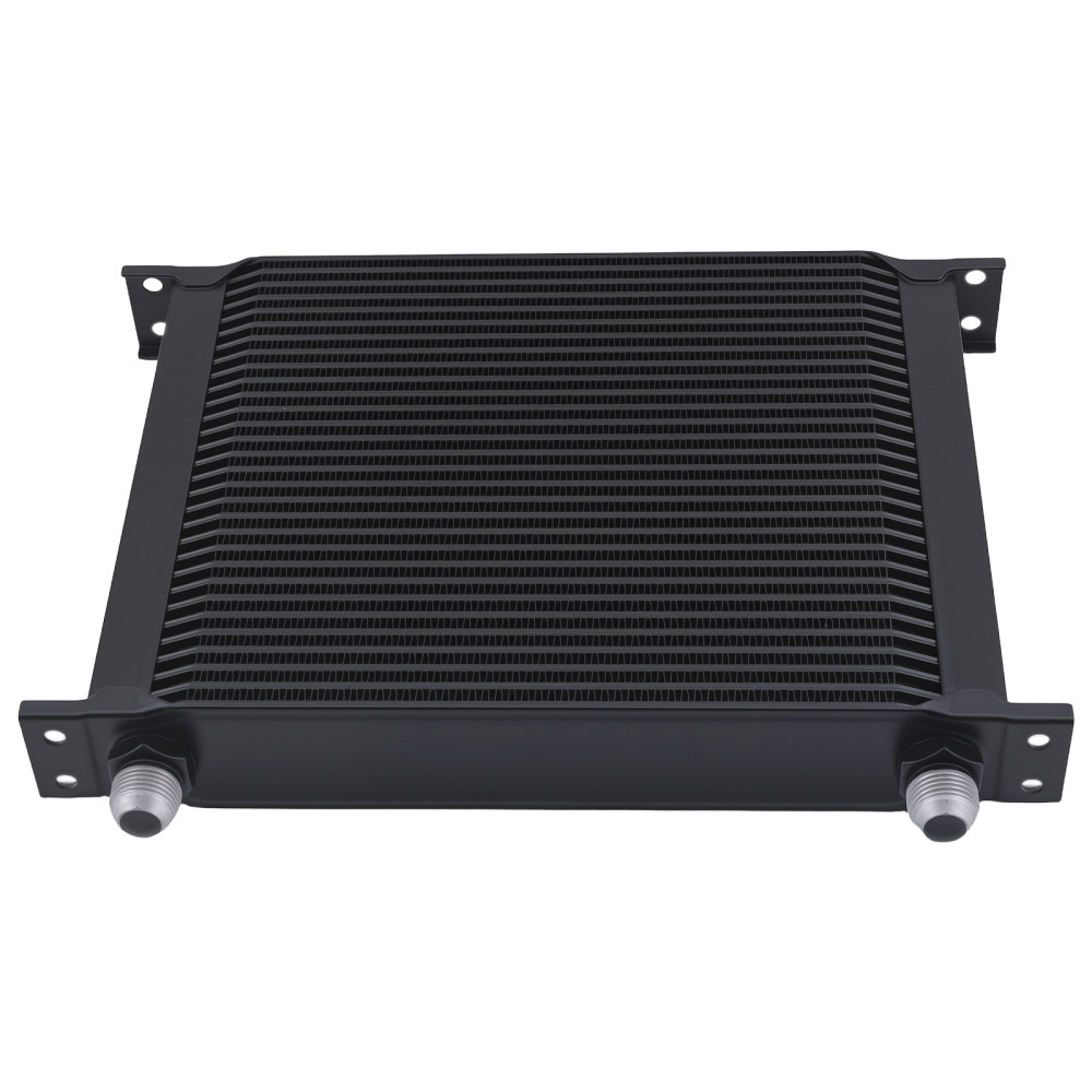 30 Row 10AN Engine Oil Cooler with Cooling Fan for Universal Street Vehicles