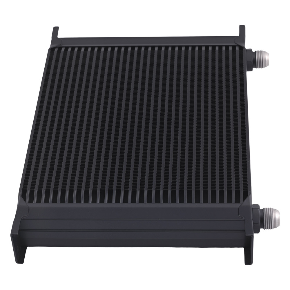 30 Row 10AN Engine Oil Cooler with Cooling Fan for Universal Street Vehicles