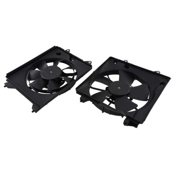 Cooling Fan Assembly compatible for Honda HR-V 1.8L 2016-2018 19015-51B-H01 5+7 Blade