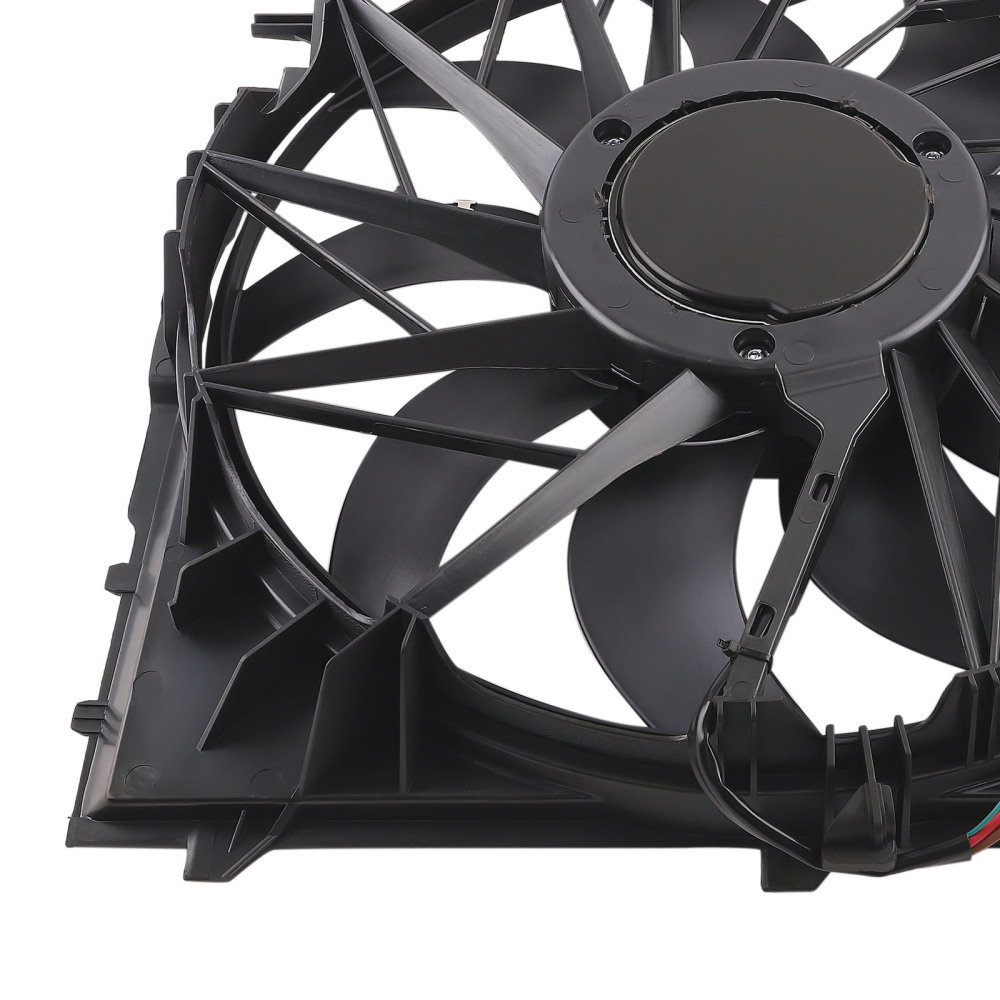 Radiator Cooling Fan Assembly 3 Pins compatible for BMW E83 X3 3.0si xDrive30i 17113442089
