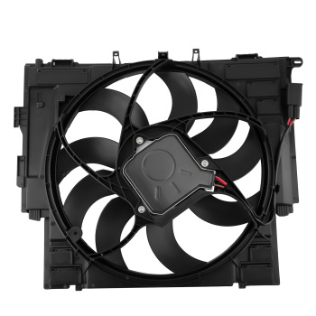 Radiator Cooling Fan compatible for BMW 528i/528i xDrive 2012-2016 17418642161 17417618787