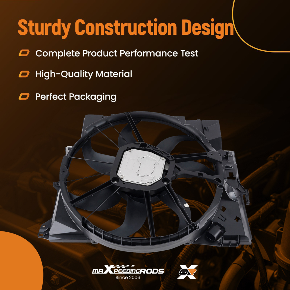 Gruppo ventola di raffreddamento a 4 pin per BMW 335xi/135i/335d/Z4 07-16 17427788907 620981