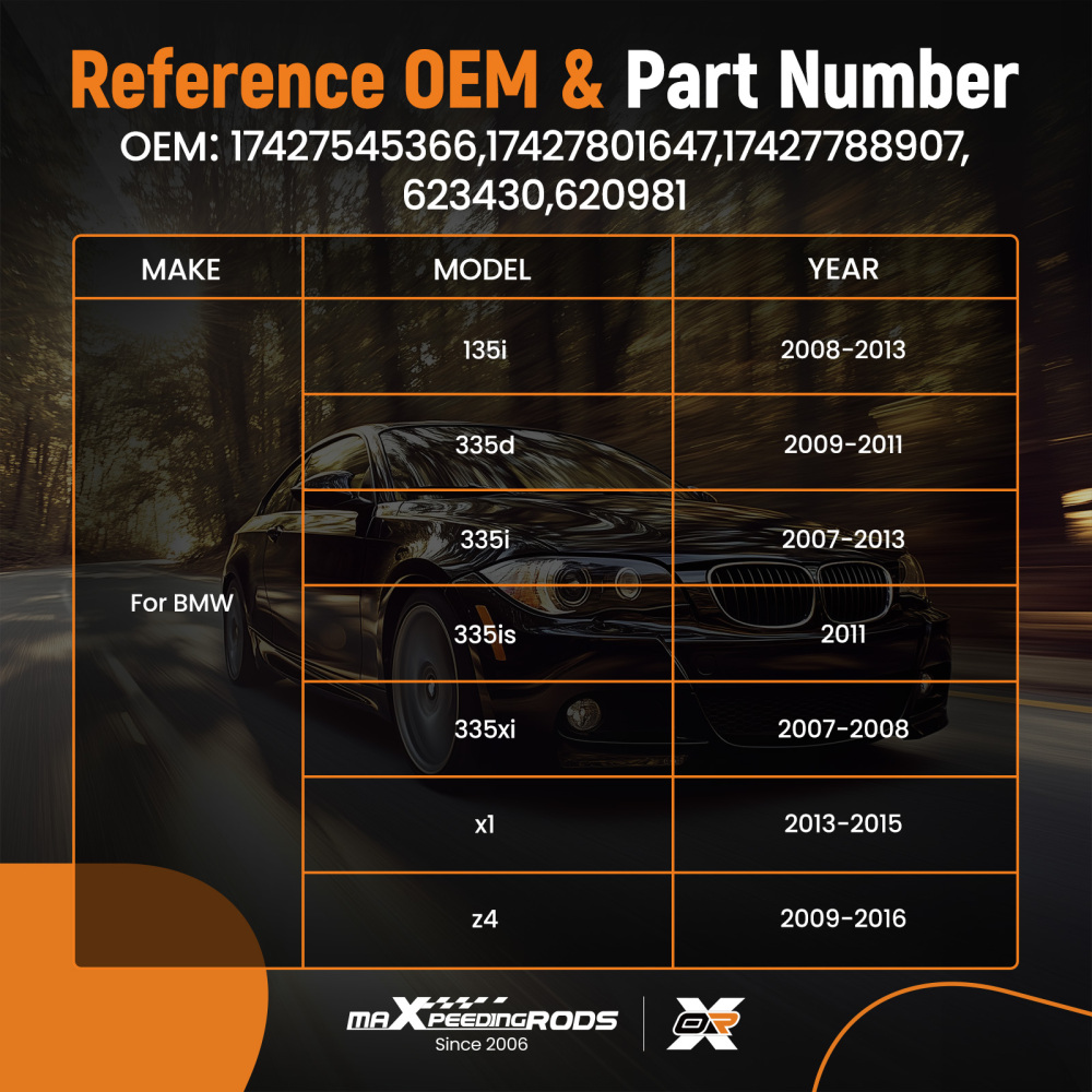 Ventilateur forCooling Fan compatible pour BMW 135i/335i/335is/335xi/Z4 17427801647 620981