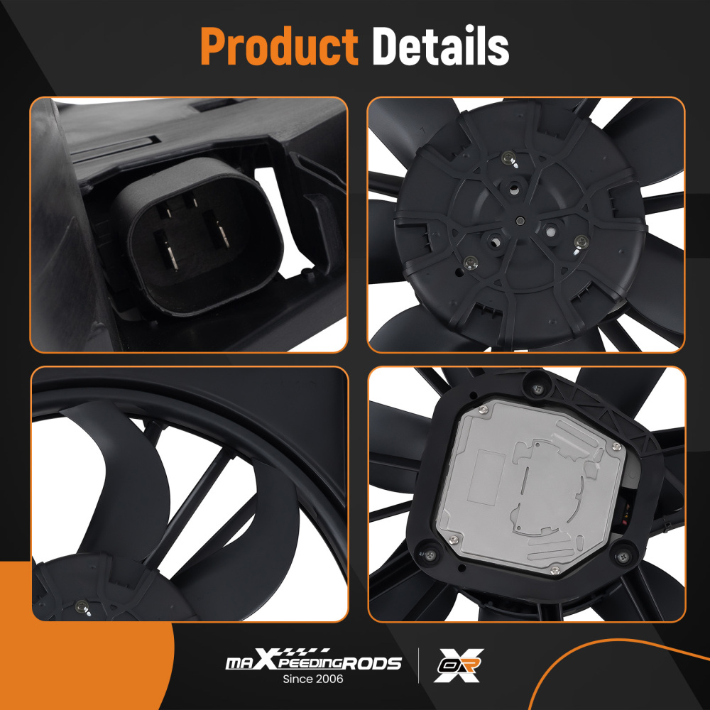 Ventilateur forCooling Fan compatible pour BMW 135i/335i/335is/335xi/Z4 17427801647 620981