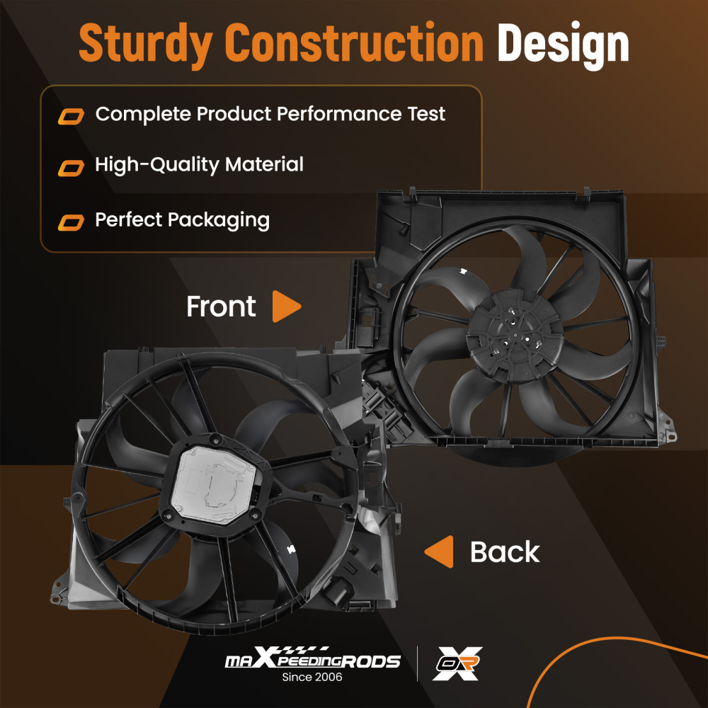 Ventilateur forCooling Fan compatible pour BMW 135i/335i/335is/335xi/Z4 17427801647 620981