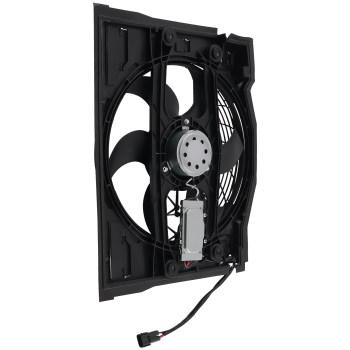 Cooling Fan Assembly Right compatible for BMW 323i E46 1998-2000 64546922554 6 Blades