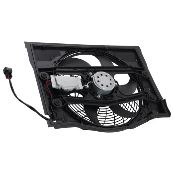 Cooling Fan Assembly Right compatible for BMW 323i E46 1998-2000 64546922554 6 Blades