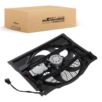 Cooling Fan Assembly Right compatible for BMW 323i E46 1998-2000 64546922554 6 Blades