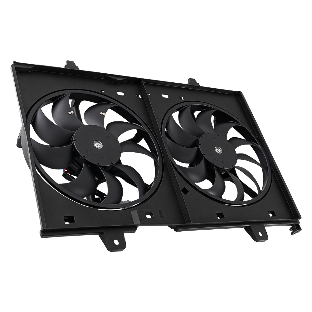 Compatible for AC Cooling Fan Assembly compatible for Nissan Rogue 2008-2013 21481JG300 240W 4 Pins