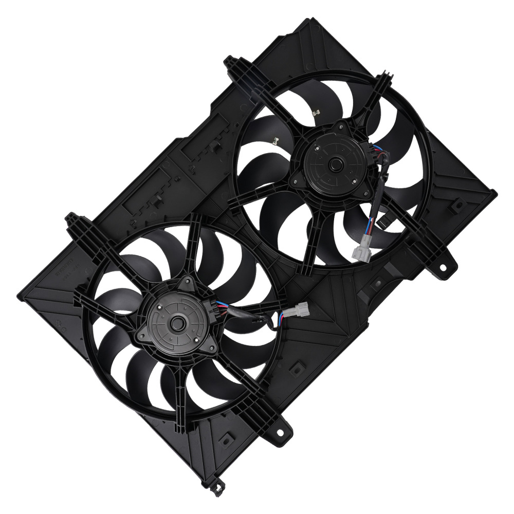 Compatible for AC Cooling Fan Assembly compatible for Nissan Rogue 2008-2013 21481JG300 240W 4 Pins