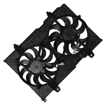 Compatible for AC Cooling Fan Assembly compatible for Nissan Rogue 2008-2013 21481JG300 240W 4 Pins