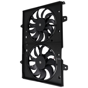 Compatible for AC Cooling Fan Assembly compatible for Nissan Rogue 2008-2013 21481JG300 240W 4 Pins