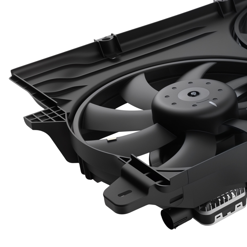 Cooling Fan Assembly compatible for Ford Edge 2.0L 2012-2014 9T4Z8C607A 7T4Z8C607B