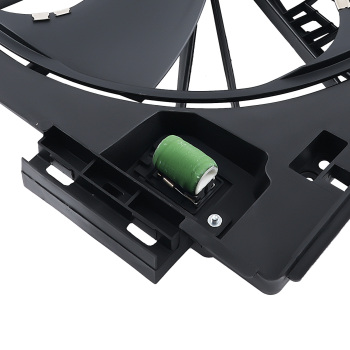 Cooling Fan Assembly compatible for Cadillac CTS 2009-2013 compatible for STS SRX 25881842 240W