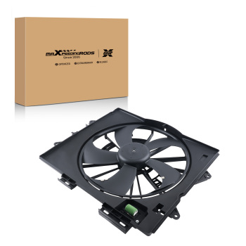 Cooling Fan Assembly compatible for Cadillac CTS 2009-2013 compatible for STS SRX 25881842 240W