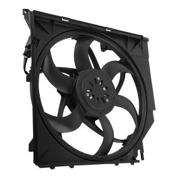Radiator Cooling Fan Assembly 17113452509 compatible for BMW X3 E83 2.5L 3.0L 2004-2011
