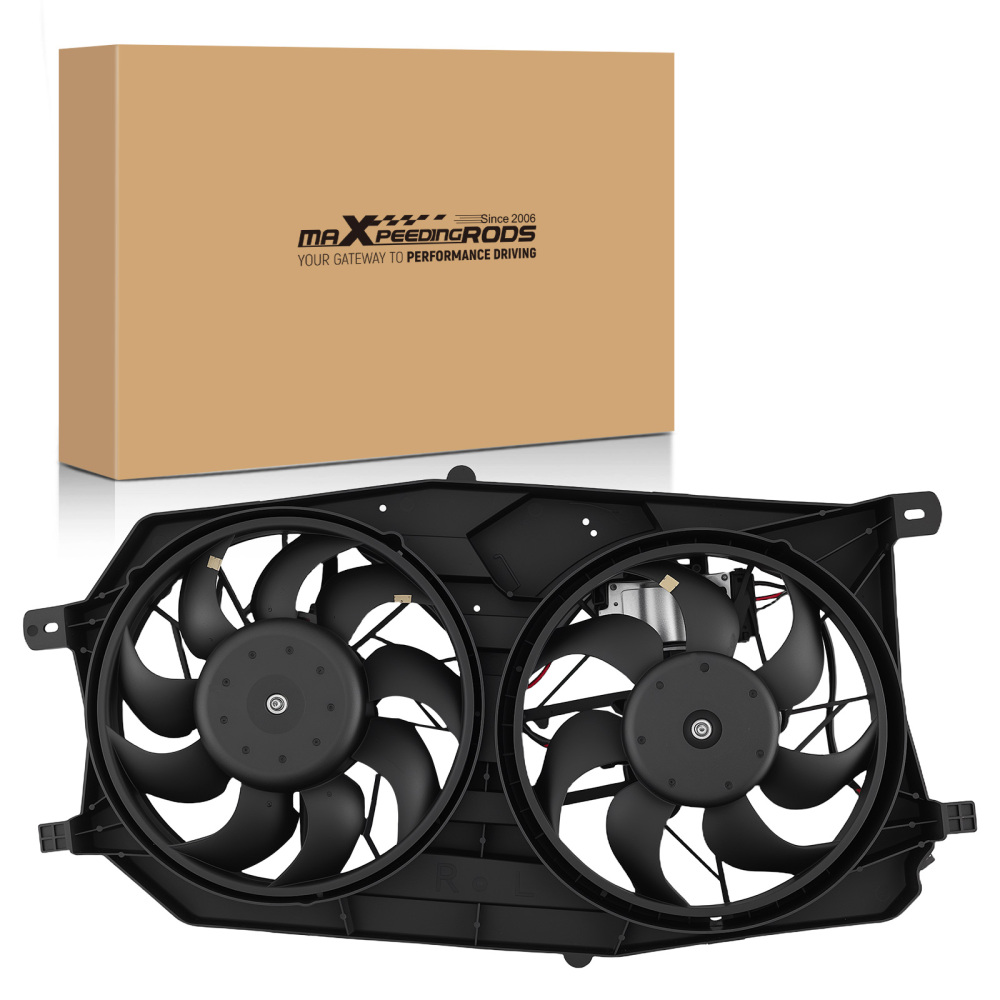 Dual Fan Assembly compatible for Ford Five Hundred 2005-2007 240W 5F9Z8C607BM