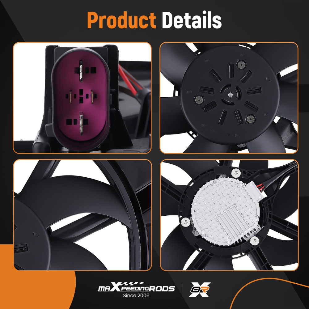 Gruppo ventola di raffreddamento per Audi A3 per Skoda Karoq per VW Golf/Passat 5Q0121203DA