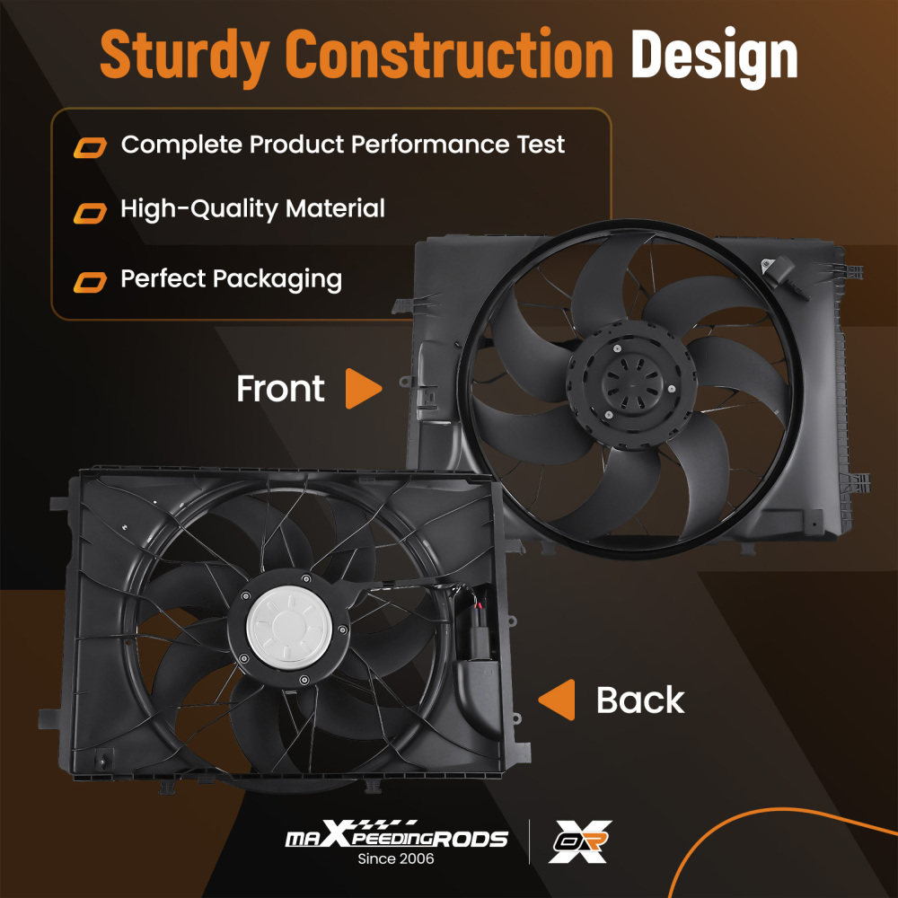 Raffreddamento Ventola Radiatore fit for Bnez C250/CLS400/E350/SL400 A2045000493