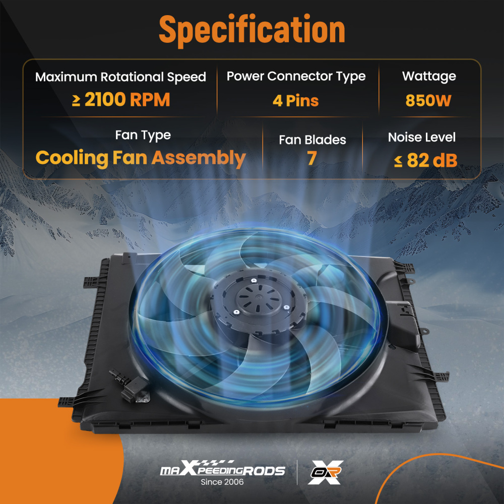 Raffreddamento Ventola Radiatore fit for Bnez C250/CLS400/E350/SL400 A2045000493