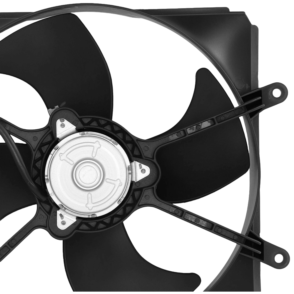 Radiator Cooling Fan compatible for Toyota Corolla 1988-1992 1671115240 240W 2 Pin 4 Blade