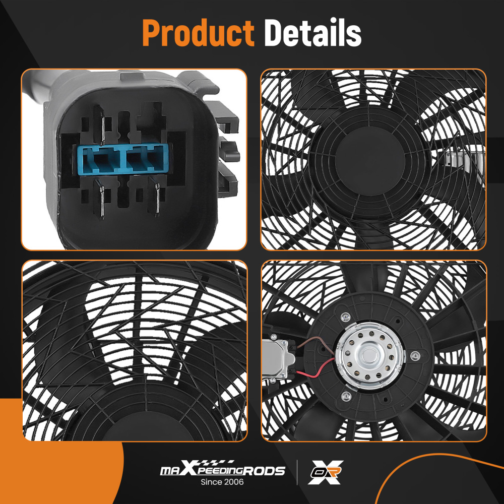 Raffreddamento Ventola Radiatore compatibile per BMW X5 2000-2006 64546921381 674-59632