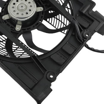 Cooling Fan Motor compatible for BMW 5 Series E39 Radiator Fan 10 Fan Blades 1995-2004 New