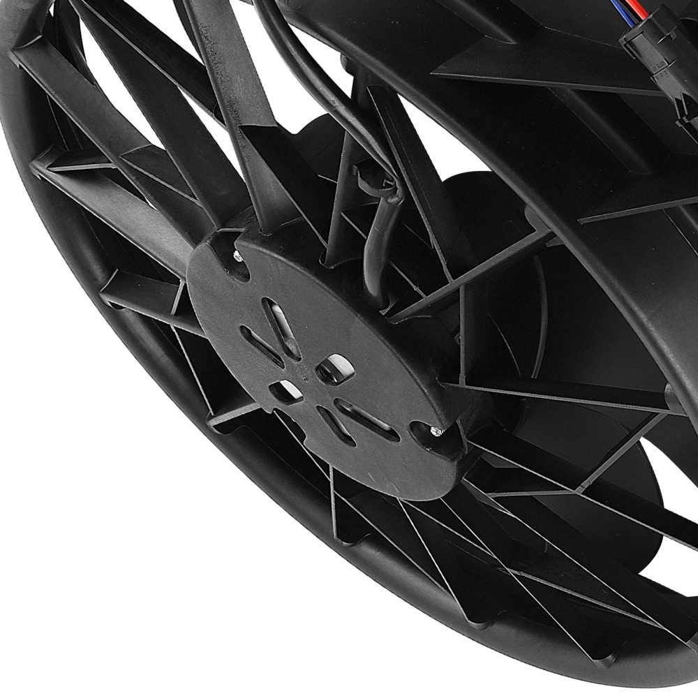 Radiator Cooling Fan compatible for Jeep Liberty 2.4L/3.7L 04-2007 55037692AB CH3115143