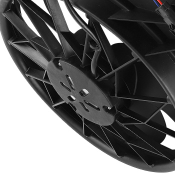 Radiator Cooling Fan compatible for Jeep Liberty 2.4L/3.7L 04-2007 55037692AB CH3115143