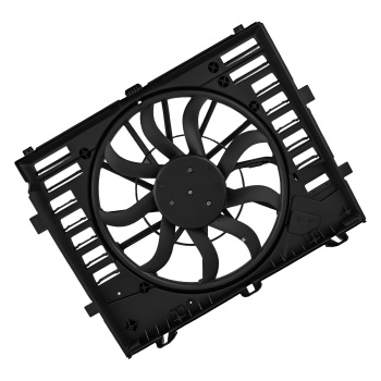 Engine Cooling Fan compatible for VW Touareg 12-17 7P0121207B 7P0121203K 240W Plastic