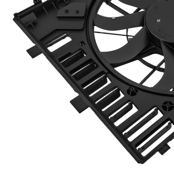 Engine Cooling Fan compatible for VW Touareg 12-17 7P0121207B 7P0121203K 240W Plastic