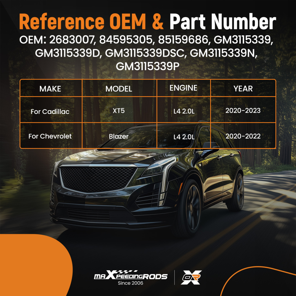 Cooling Fan compatible for Cadillac XT5 Compatible for Chevrolet Blazer 2020-2023 84595305 85159686