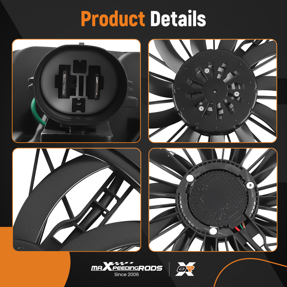 Cooling Fan compatible for Cadillac XT5 Compatible for Chevrolet Blazer 2020-2023 84595305 85159686