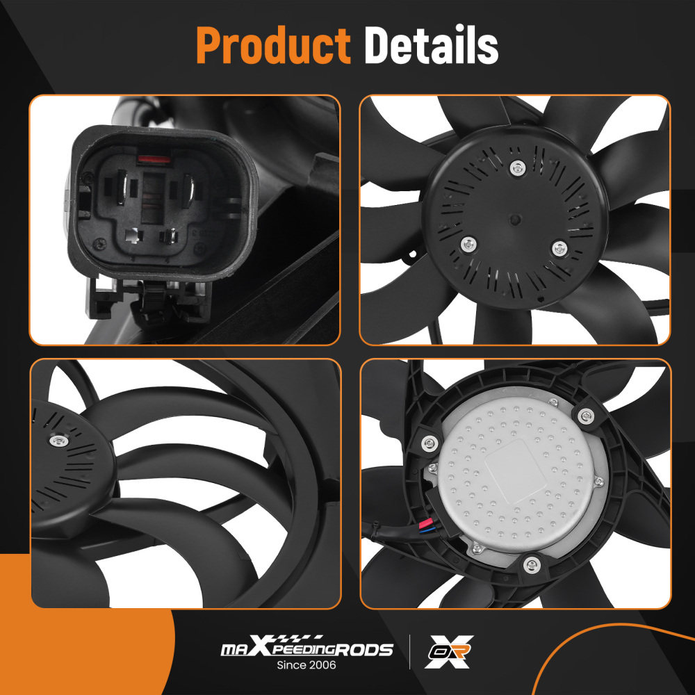 Cooling Fan compatible for BMW M3 2008 2009 2010-2013 17112283621 17 11 2 283 621