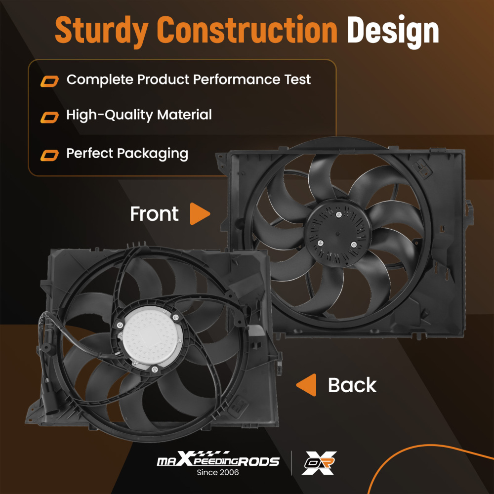 Cooling Fan compatible for BMW M3 2008 2009 2010-2013 17112283621 17 11 2 283 621