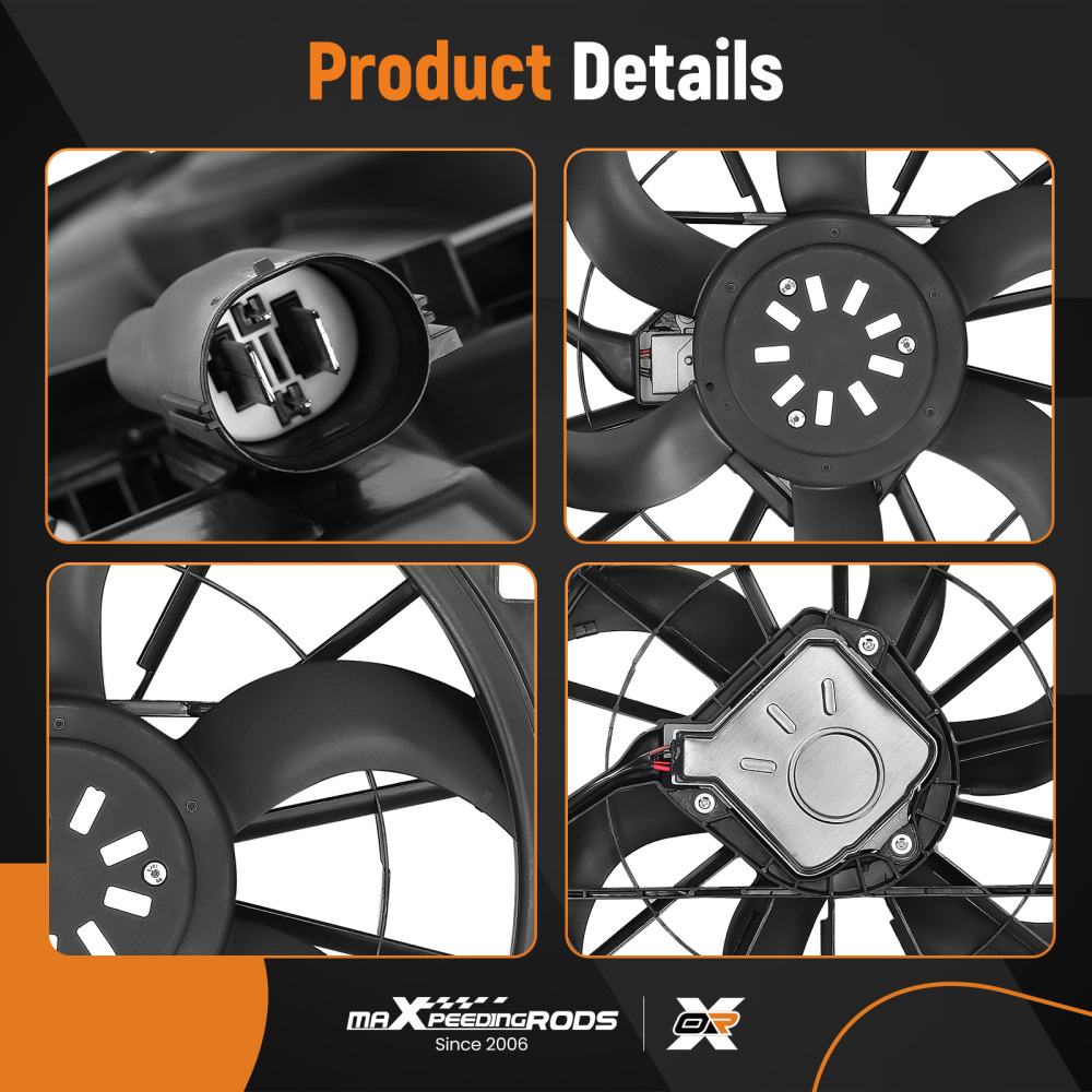 Cooling Fan compatible for Land Rover Range Rover 2013-2018 LR084438 LR069901 LR036523