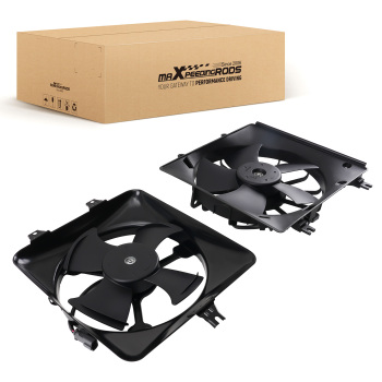 Cooling Fan compatible for Acura TL 2004-2008 38616P8FA01 38615RDAA00 2 Pins 240W