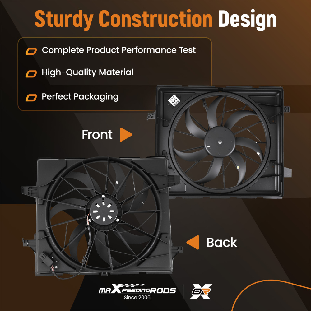 Radiator Cooling Fan compatible for Dodge Durango compatible for Jeep Grand Cherokee 621-498 AM67008A