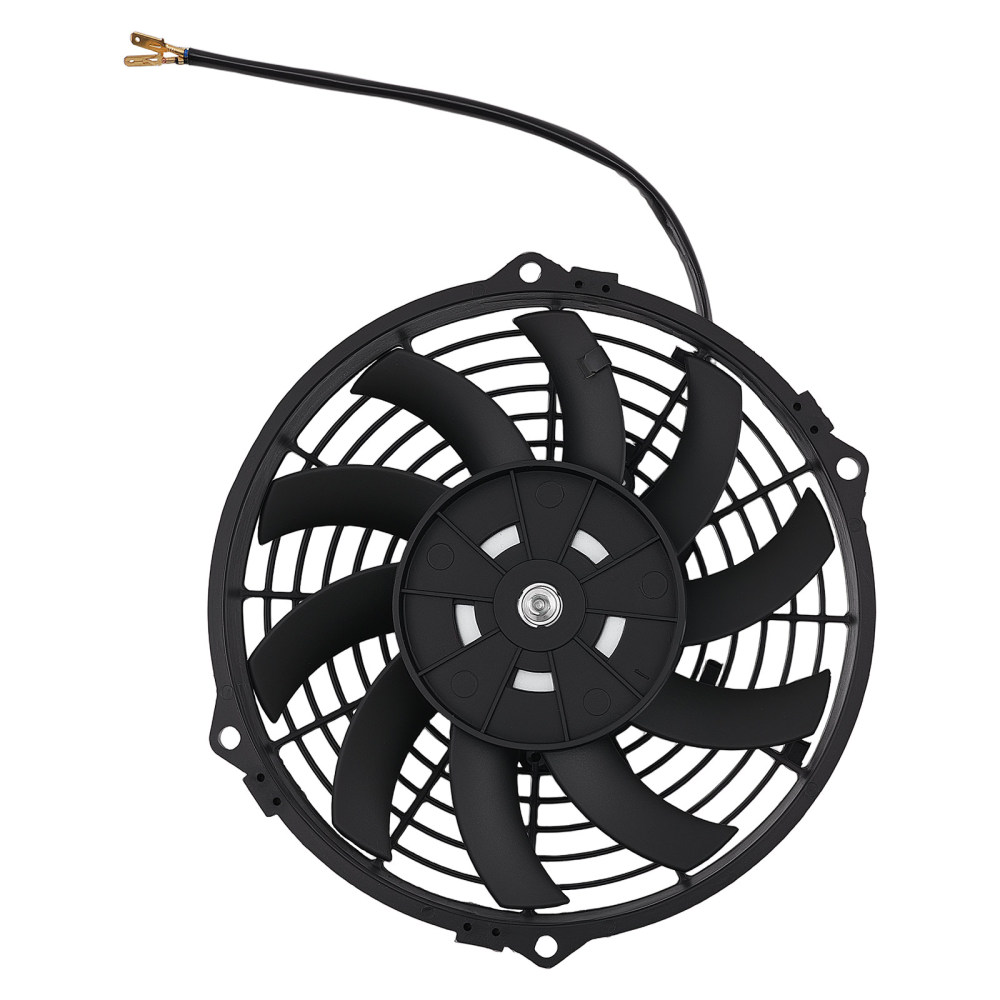 80W Cooling Fan Assembly 9 IN 12V Universal Electric Radiator Performance