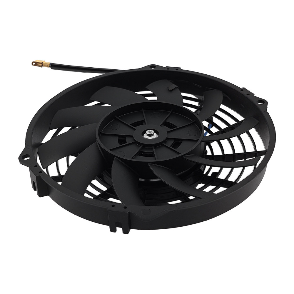 80W Cooling Fan Assembly 9 IN 12V Universal Electric Radiator Performance